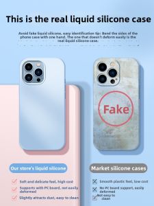 Orange shine | Anti-fall iPhone Case 13 Pro Max Liquid Silicone Ultra-thin Pure Color
