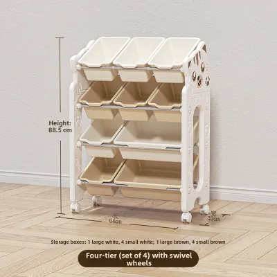 LIWAN | Kids Toy Organization Storage Cabinet Multi-layer