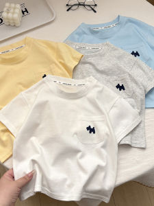 Cotton Short Sleeve Lightweight Childrens Casual Shirt