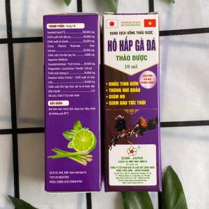 Hô hấp gà đá thảo dược - khắc tinh đờm giảm ho thông khí quản