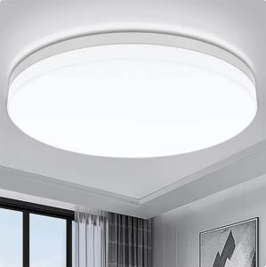 Modern 18-48W LED Ceiling Light 4320 Lumens Ceiling Lamp 3000K-6000K Home Lighting Fixture for Living Room Bedroom Kitchen 3 Sol