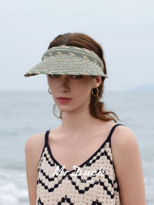 Mr DUCK | Breathable Color-blocked Straw Sun Hat