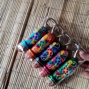 Kerajinan Alat Pembuka Botol & Kaleng Motif Lolok Lukis 1 Set Isi 5Pcs