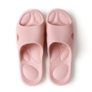 Fashionable Summer Slippers for Couples Anti-Slip Indoor Bathroom Slippers for Men and Women Simple Style Home Slippers