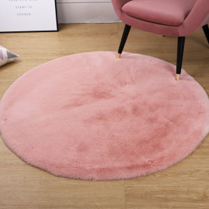 Modern Minimalist Ins Plush Carpet round Shape Bedroom Living Room Chair Pad Soft Fabric Non-Slip Home Decor Rug