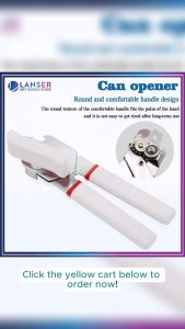 DSHeavy Duty Stainless Steel Professional Tin Can Opener Kitchen Craft Easy Grip ELEN 4.7