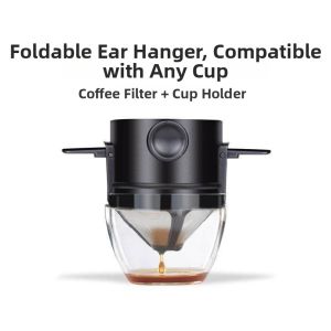 XUANDOYAN | Reusable Portable Double Layer Stainless Steel Coffee and Tea Filter