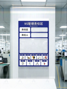 RUIKELAIXIANG | Customized Acrylic Management Sign 5S/6S/7S Compliance
