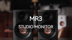 Edifier MR3 Studio Monitor Speaker - Balanced TRS | AUX | RCA | Headphones Output | Hi-Res Audio | 92.5dB SPL | 36W RMS