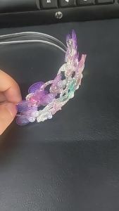 Glossy Pearl Mermaid Head Tiara Iridescent Finish Marine Crown Suitable for Masquerade Gala Aquatic Themed Performance Styling