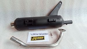 Knalpot standar racing tsukigi copy CMS Vario 110 karbu suara ngebas adem
