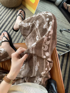 Soft Draping Linen Summer Casual Trousers