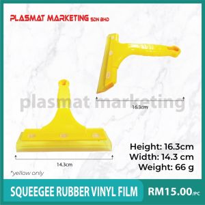 Squeegee Rubber Vinyl Film