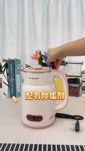 SG【ReadyStock】WEILI Electric Kettle Quick Heat Energy Saving Heating Dual Temperature Hold Child Proof Lid LED Indicator Stainless Steel Interior