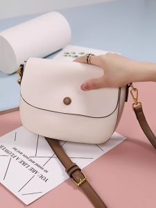 BAORUIFU | Soft Leather Round Small Bag