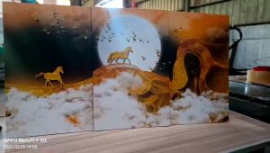 (WITH FRAME) Modern Black White Encouraging Painting Living Room Office Decorative Poster Art Home