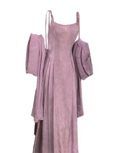 plus Size Purple Summer New Chinese Style Light National Trend Han Element Strap Dress Open Cardigan Two-Piece Set Womens Fashion