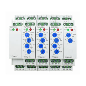 รีเลย์ป้องกันแรงดันไฟฟ้า3เฟสลำดับเฟสเฟส8A ความล้มเหลวรีเลย์ป้องกัน10A 1SPDT 2SPDT