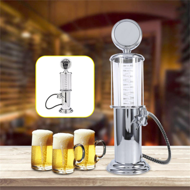 Single pump beer dispenser machine wine club bar beverage wine container gas station