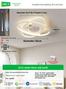 DGY | Sleek Modern LED Ceiling Light with Astronaut Design Eye Protection