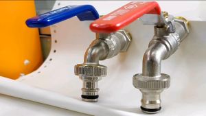 Brass bibtap 1/2" Brass Ball Tap Washing Machine Tap Bathroom Garden Bib Tap / Kepala Paip mesin basuh