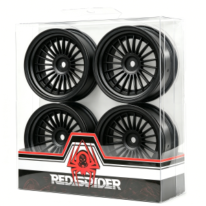 Xe Đua Địa Hình Điều Khiển Từ Xa Tỷ Lệ 1/10 RED SPIDER Mâm Xe Nhựa Tương Thích Với Tamiya XV02 Kyosho HSP HPI Sakura Traxxas RedCat
