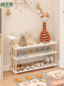 ชั้นวางรองเท้าในบ้าน ชั้นวางรองเท้าพื้นหลายชั้น ชั้นวางรองเท้ารูปตัว U แบบพับได้สำหรับประตูหน้าบ้าน ชั้นวางรองเท้าแบบพกพาได้