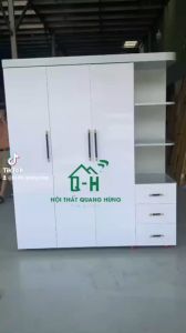 TỦ NHỰA ECO CAO CẤP GIAO NHANH - CÓ KỆ MÀU XÁM TRẮNG