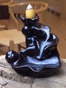 100Pcs/box Backflow Incense Cones Waterfall Incense Mosquito Killer Incense Burner Floral Insence 倒流香粒 塔香 花香 檀香 艾香 沉香 熏香炉 家用熏香 香薰 驱蚊