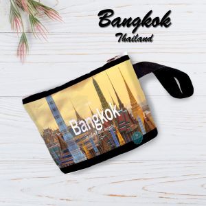 Tas souvenir printing tali sumbu dan dompet koin oleh-oleh edisi Thailand bangkok