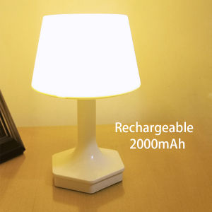 USB Rechargeable Bedside Lamp 2 Colors Switch LED Table Lamp Eye Protection For Bedroom Reading Light Decoration Night Light