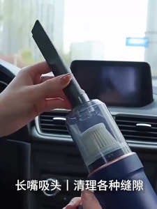 เครื่องดูดฝุ่นมินิไร้สาย ขนาดเล็กพกพาสะดวก ใช้ได้ทั้งในบ้านและรถยนต์ ดูดแรง 6000Pa ที่ดูดฝุ่นในรถยนต์ ภายในบ้าน เตียง ดูดฝุ่นแบบพกพา เครื่องดูดฝุ่นรถ