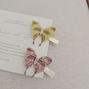 Yoyo Luxury Texture Butterfly Oil Drip Hair Clip Side Clip Miniature Hair Accessories Duckbill Hair Clips Korean Style Hair Accessories