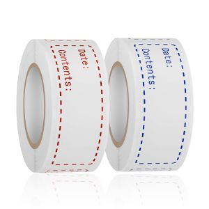 125pcs Removable Freezer Labels 1 x 3 Inch  Storage Stickers Refrigerator Freezer Paper Label Easy Clean Leaves No Residue