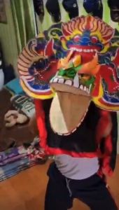 NEW PRODUK BARONGAN BATMAN KUALITAS PREMIUM MAINAN KESENIAN TRADISIONAL BAHAN SPON DAN KAYU.