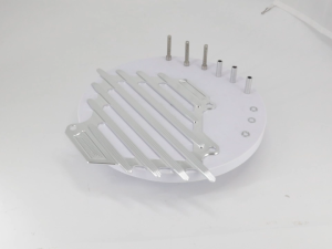 Motorcycle Radiator Guard Aluminum Cooler Cover for Honda Click/Vario/PCX 125 150 CNC Machined Radiator Protector with Full Mounting Hardware
