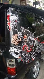 BJB 004 - Decal Mobil Berkualitas Brutality VENOM NEW SERIES UNTUK SEMUA JENIS MOBIL