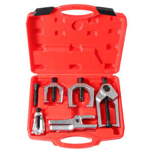 [VICKING6]5pcs Pitman Arm Puller with Storage Case Ball Head Extractor Lower Swing Arm for Front End Service Splitter Removal Kit