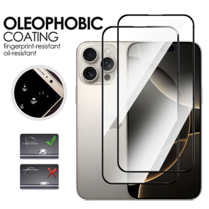 1-2PCS Screen Protector for iPhone 16 Pro Max Tempered Glass Anti-scratch Protective Film for iPhone16 Plus i16 Pro Tempered Film i16 ProMax