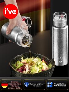 IVE | Titanium Anti-drip Sealed Oil and Vinegar Container