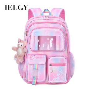 Ielgy ba lô đi học nhẹ dung tích lớn thông gió không thấm nước Ba lô vải kiểu oxford chống nước