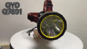 Senter Kepala Cas Super Terang IPx4 Tahan Air Headlamp LED 10jam Baterai 6000 lumen QYD Q7801