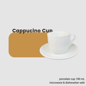Cangkir Cappucino | Cangkir Kopi Susu Keramik | Cappucino Cup | Porcelain Coffee Cup