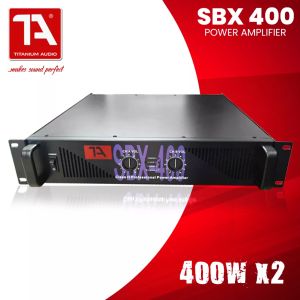 Titanium Audio Power Amplifier 400watts Sbx-400