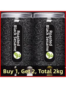 Ready-to-eat Toasted Black Sesame Seeds 500g