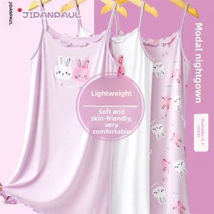 JIFANPAUL | Summer Modal Childrens Sleeveless Nightdress