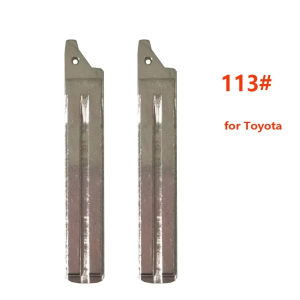 10/20pcs 113# KD Car Key Blade Replacement Flip Remote Key Blade TOY48 Car Key Blank for 2014 Toyota