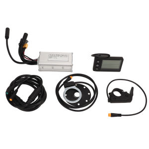 DC24V 36V 48V Electric Bike Conversion Kit with 17A 3 Mode Brushless Controller S866 Panel Electric Bicycle Thumb Throttle
