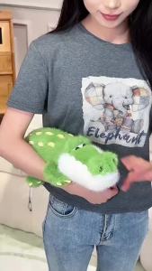 50cm soft Stuffed Animal Crocodile Doll Plush Toy Decorated Plush Toy Pillow cartoon Crocodile Birthday Gift For Children