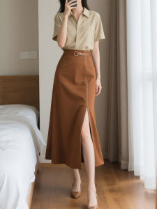 HANCHUN | Summer Fashion Elegant Commuter Style Shirt and Skirt Set